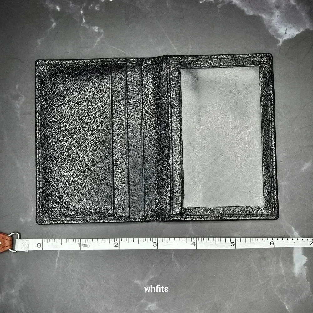 Gucci Black Leather ID Card Holder - Picture 2 of 6